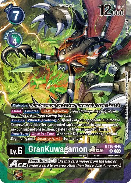 Grankuwagamon Ace [Bt16-046] (Alternate Art) [Special Limited Set] 1