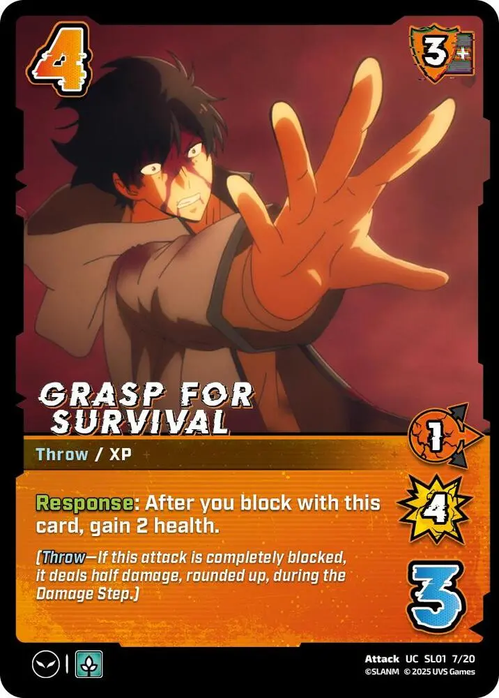 Grasp For Survival - Sl01 7/20 - Uncommon 1