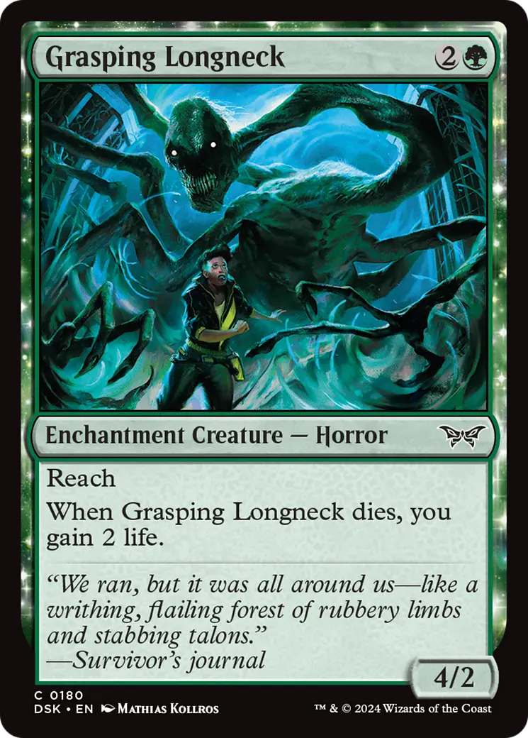 Grasping Longneck [Duskmourn: House Of Horror] 1