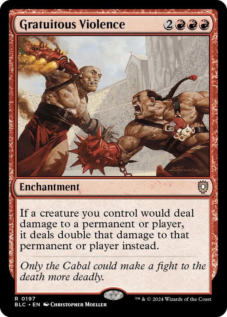 Gratuitous Violence [Bloomburrow Commander] 1