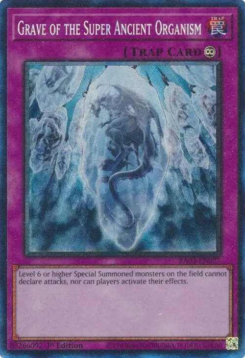 Grave Of The Super Ancient Organism (Cr) [Ra03-En077] Prismatic Collector's Rare 1
