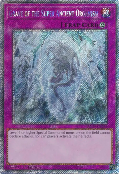 Grave Of The Super Ancient Organism (Platinum Secret Rare) [Ra03-En077] Platinum Secret Rare 1