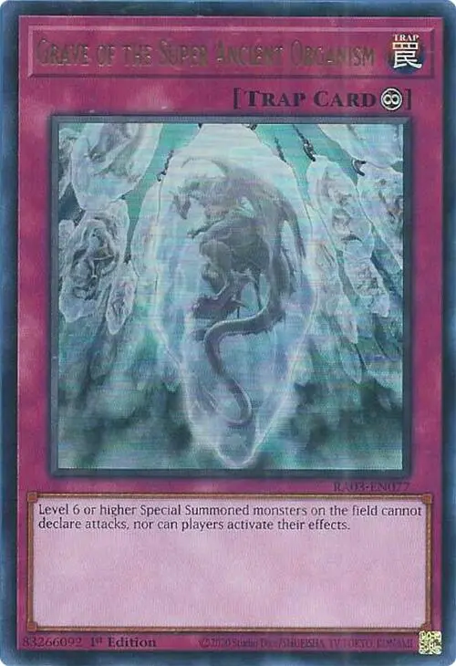 Grave Of The Super Ancient Organism (Ur) [Ra03-En077] Ultra Rare 1