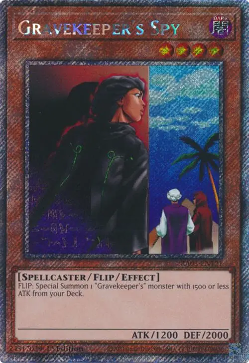 Gravekeeper's Spy (Platinum Secret Rare) [Ra03-En121] Platinum Secret Rare 1