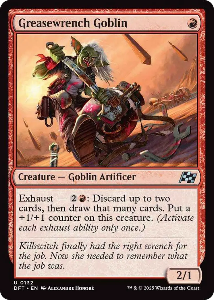 Greasewrench Goblin [Aetherdrift] 1