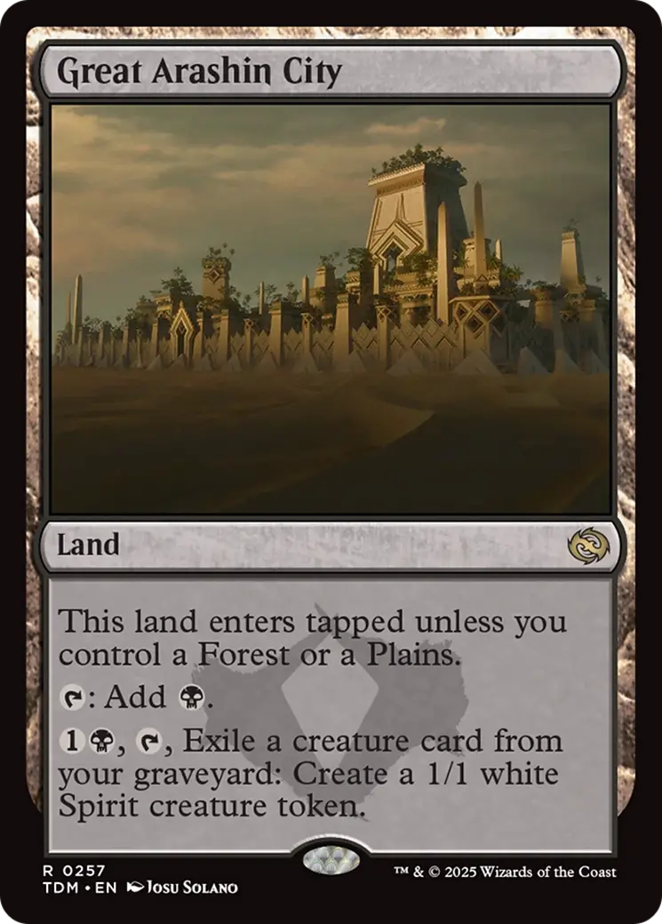 Great Arashin City [Tarkir: Dragonstorm] 1