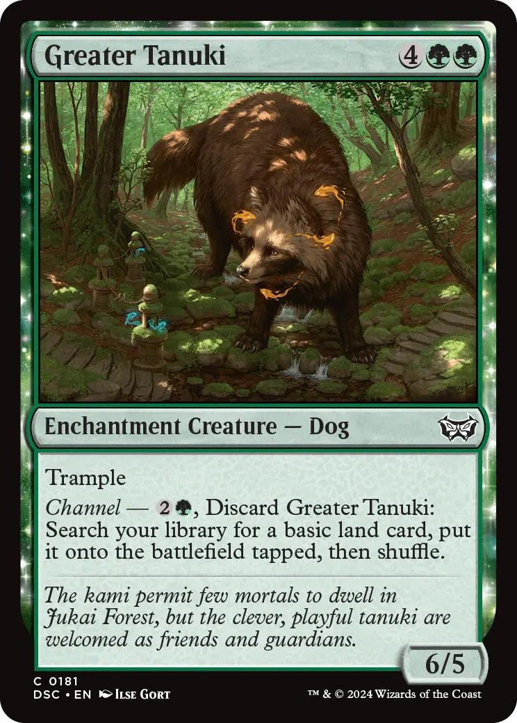 Greater Tanuki [Duskmourn: House Of Horror Commander] 1