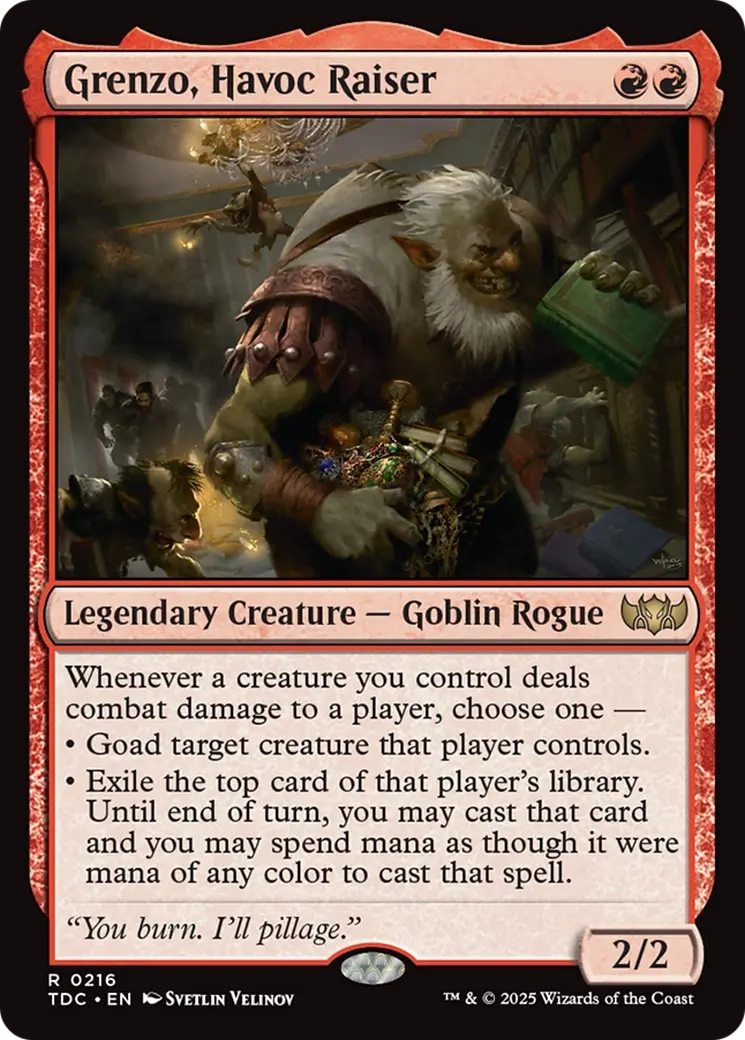 Grenzo, Havoc Raiser [Tarkir: Dragonstorm Commander] 1