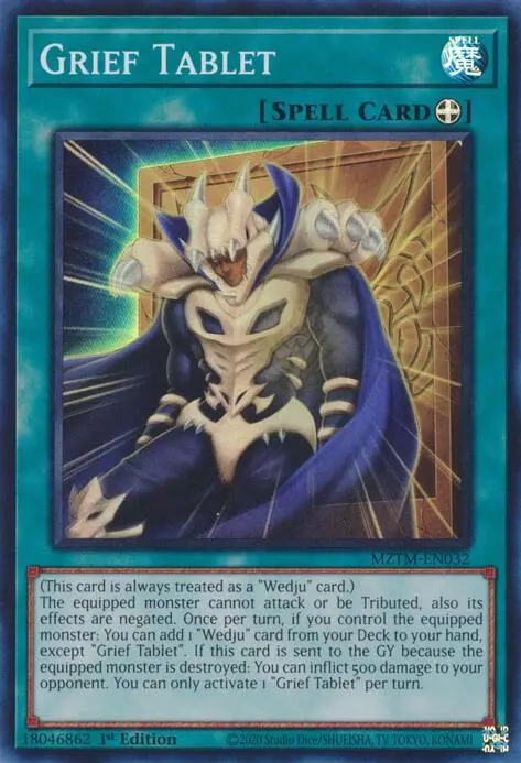 Grief Tablet [Mztm-En032] Super Rare 1