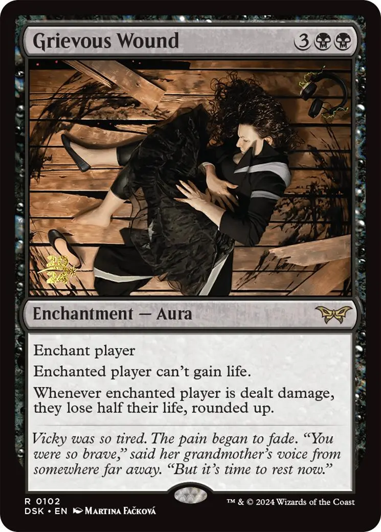 Grievous Wound [Duskmourn: House Of Horror Prerelease Promos] 1