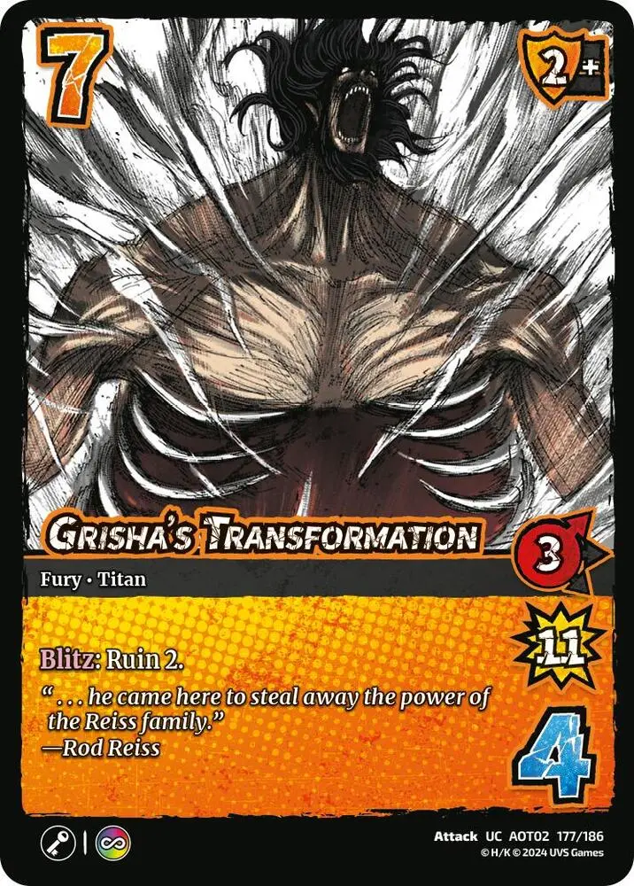 Grisha's Transformation - Attack On Titan: Origins Of Power (Aot02) 1