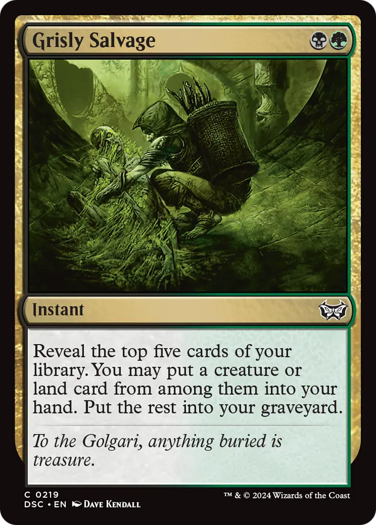 Grisly Salvage [Duskmourn: House Of Horror Commander] 1