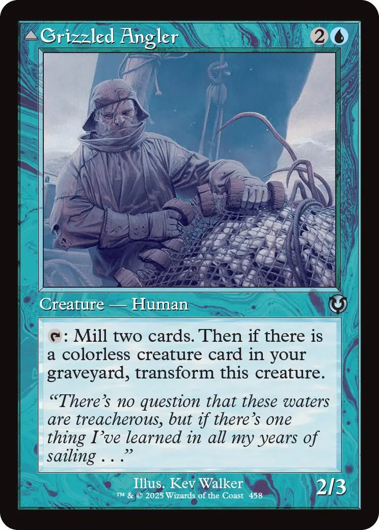 Grizzled Angler // Grisly Anglerfish (Retro Frame) [Innistrad Remastered] 1