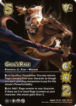Grog's Rage (Alternate Art) 1