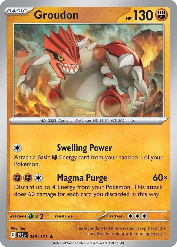 Groudon (049/131) [Scarlet & Violet: Prismatic Evolutions] 1