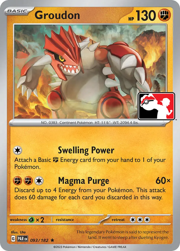 Groudon (093/182) [Prize Pack Series Five] 1