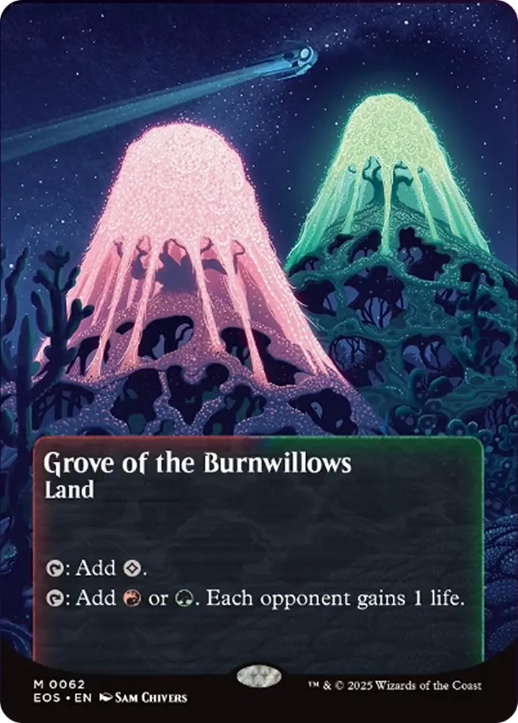 Grove Of The Burnwillows (0062) (Borderless) [Edge Of Eternities: Stellar Sights] 1