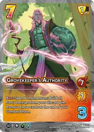 Grovekeeper's Authority 1