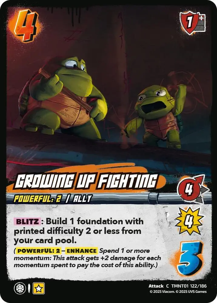 Growing Up Fighting - Teenage Mutant Ninja Turtles (Tmnt) 1