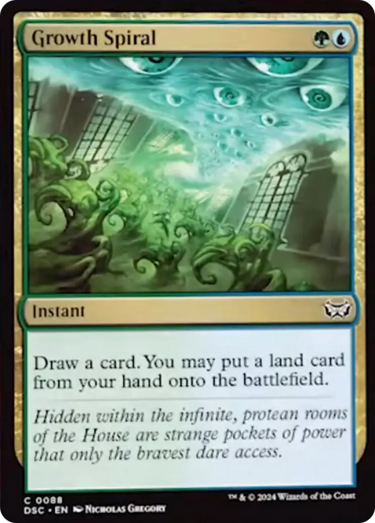 Growth Spiral [Duskmourn: House Of Horror Commander] 1