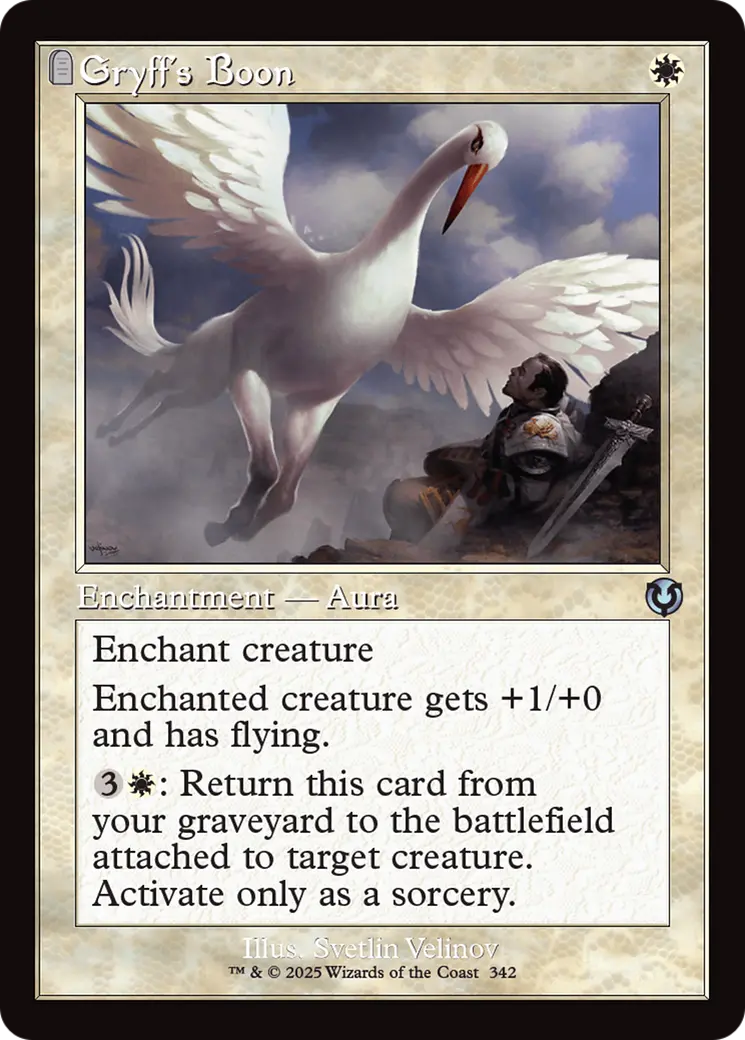 Gryff's Boon (Retro Frame) [Innistrad Remastered] 1
