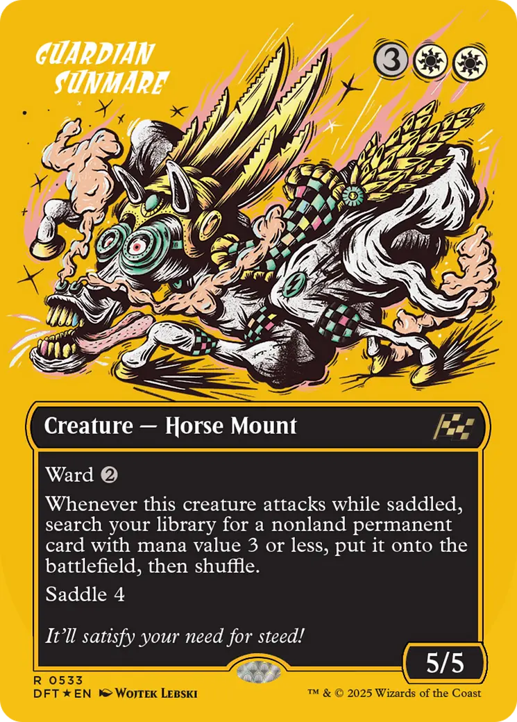 Guardian Sunmare (Borderless) (First-Place Foil) [Aetherdrift] 1