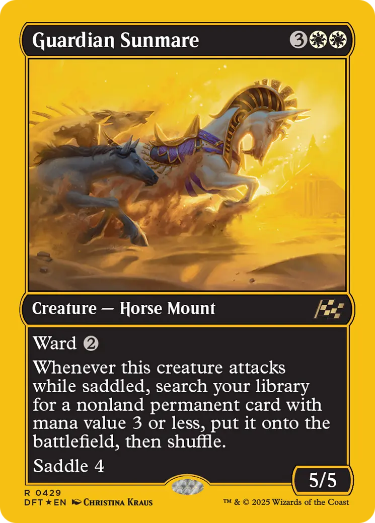 Guardian Sunmare (First-Place Foil) [Aetherdrift] 1