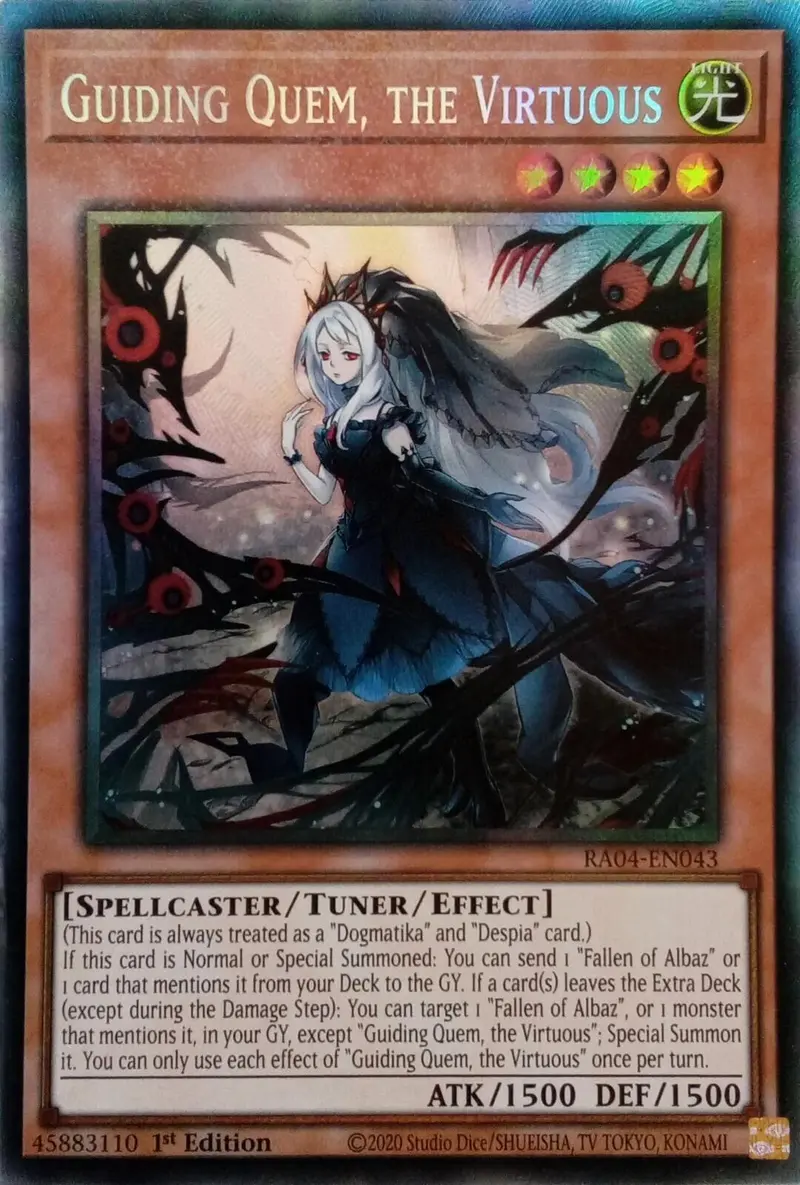 Guiding Quem, The Virtuous [Ra04-En043] Prismatic Collector's Rare 1