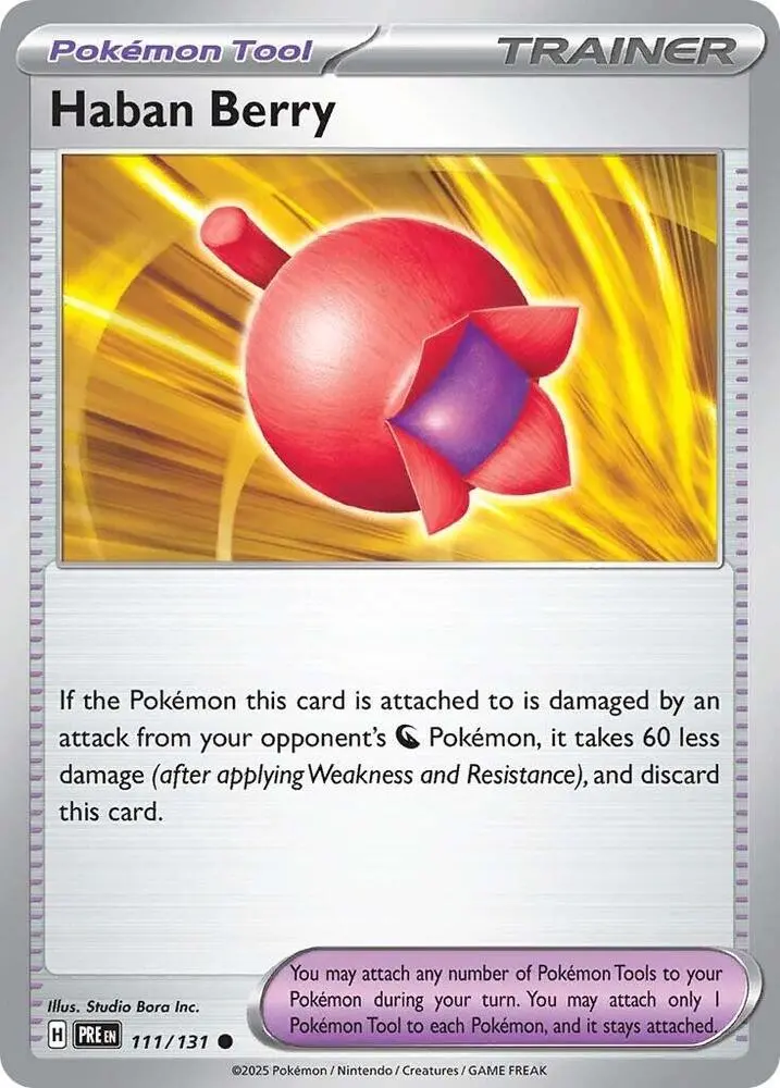 Haban Berry (111/131) [Scarlet & Violet: Prismatic Evolutions] 1
