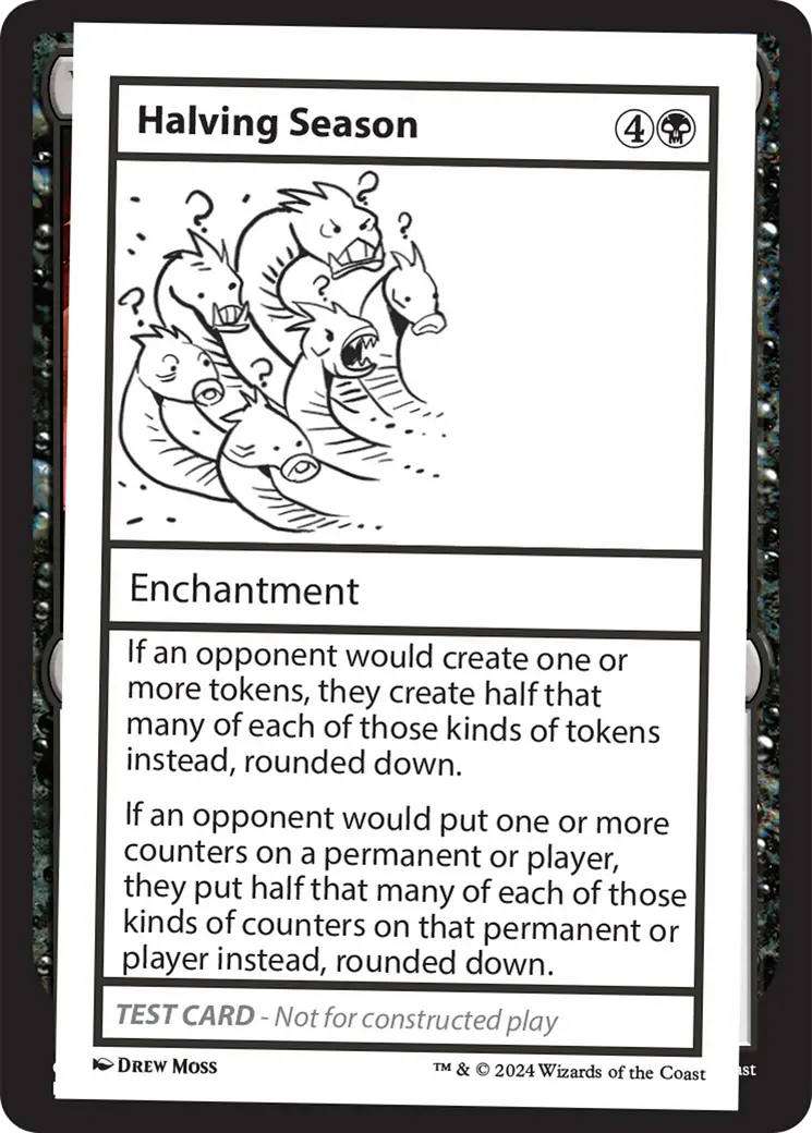 Halving Season [Mystery Booster 2 Playtest Cards] 1