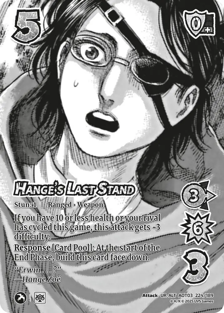Hange's Last Stand (Alternate Art) 1