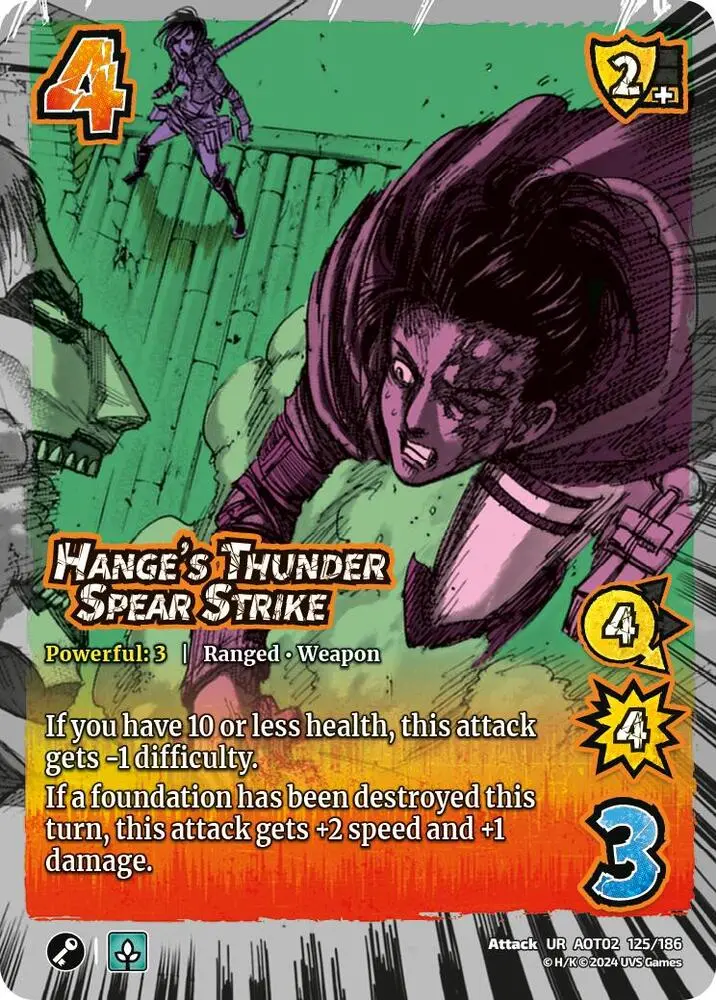 Hange's Thunder Spear Strike - Attack On Titan: Origins Of Power (Aot02) 1