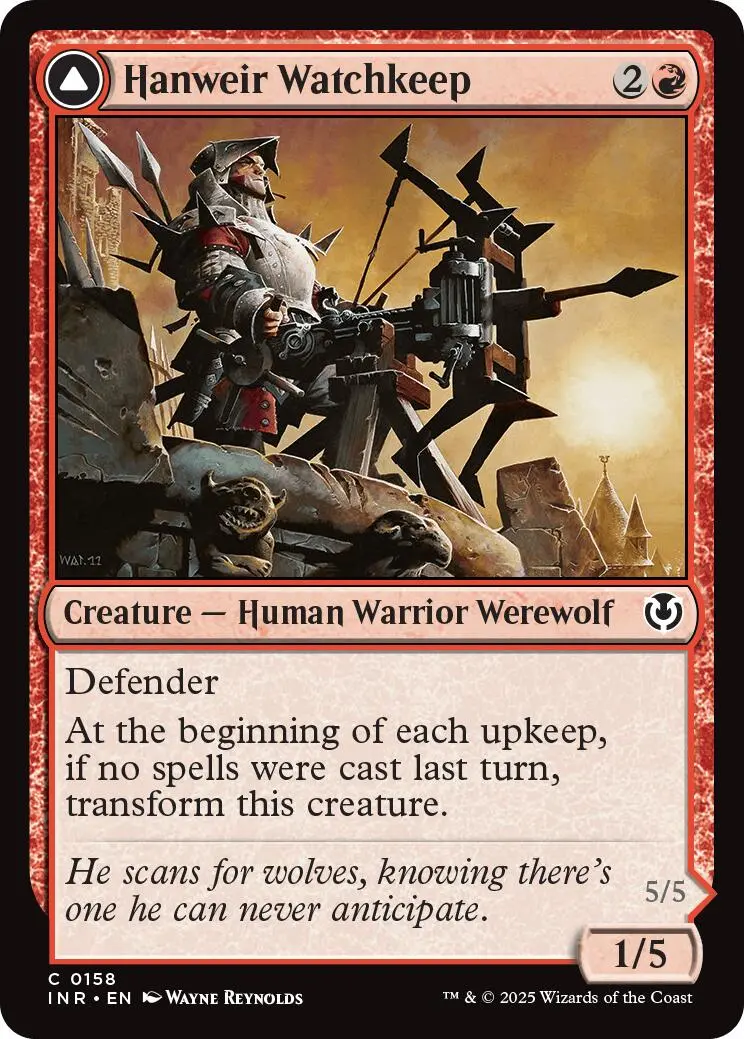 Hanweir Watchkeep // Bane Of Hanweir [Innistrad Remastered] 1