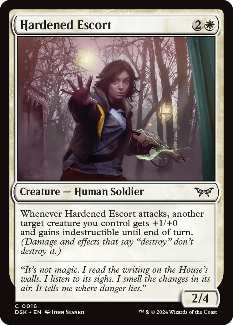 Hardened Escort [Duskmourn: House Of Horror] 1