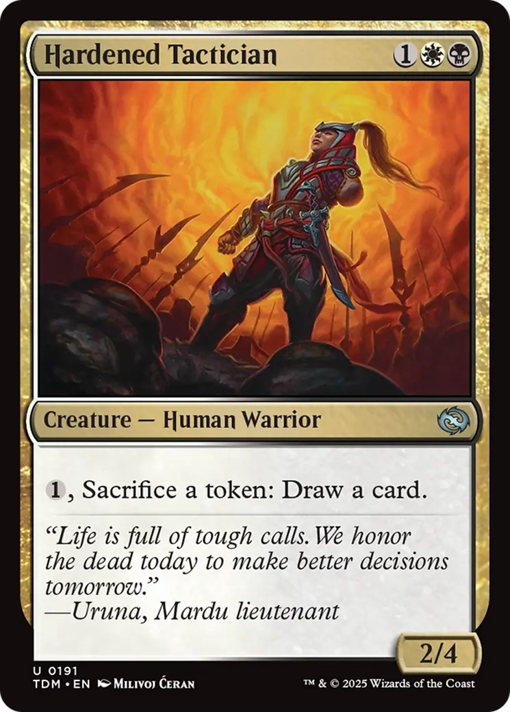 Hardened Tactician [Tarkir: Dragonstorm] 1