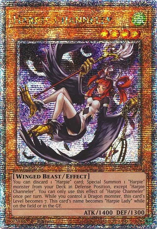 Harpie Channeler [Ra04-En207] Quarter Century Secret Rare 1
