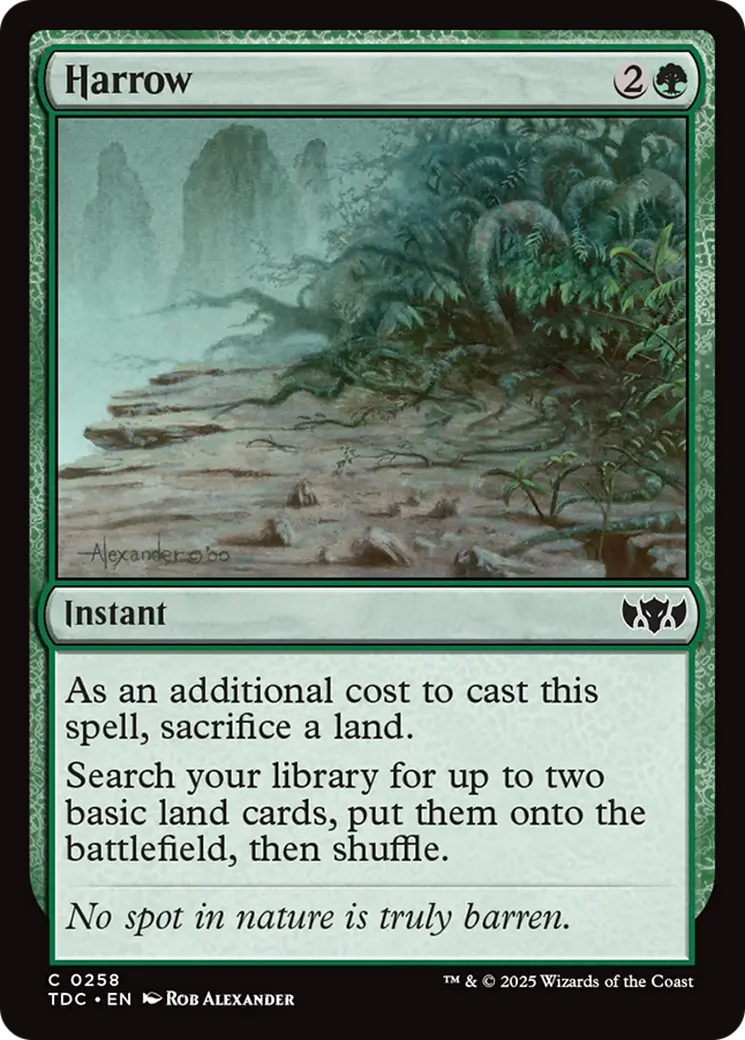 Harrow [Tarkir: Dragonstorm Commander] 1