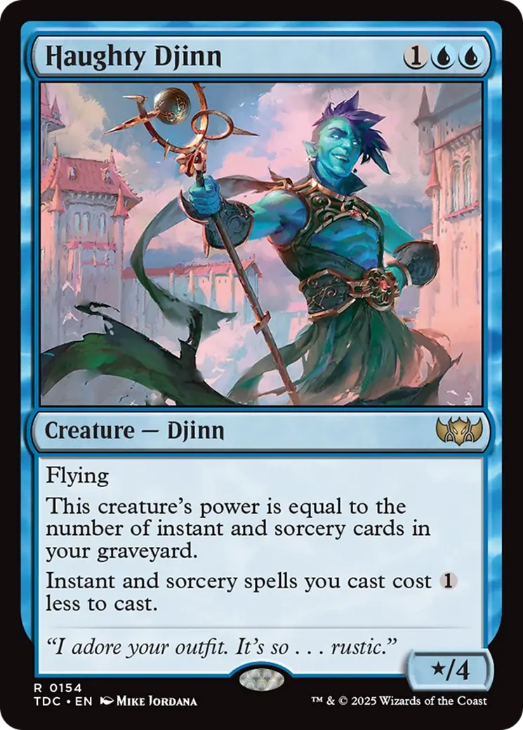 Haughty Djinn [Tarkir: Dragonstorm Commander] 1