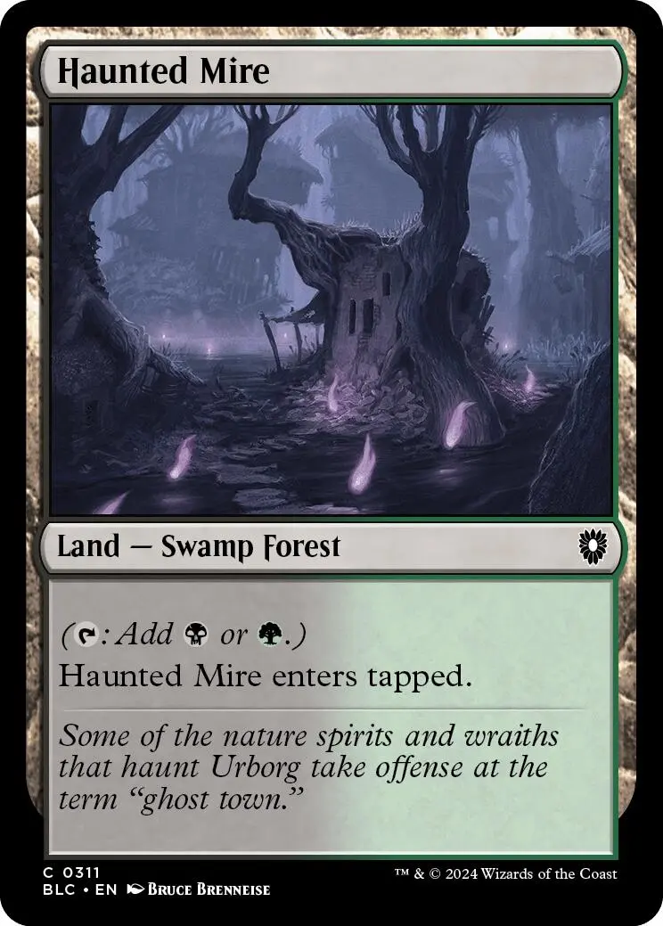 Haunted Mire [Bloomburrow Commander] 1