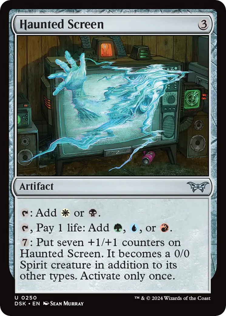 Haunted Screen [Duskmourn: House Of Horror] 1