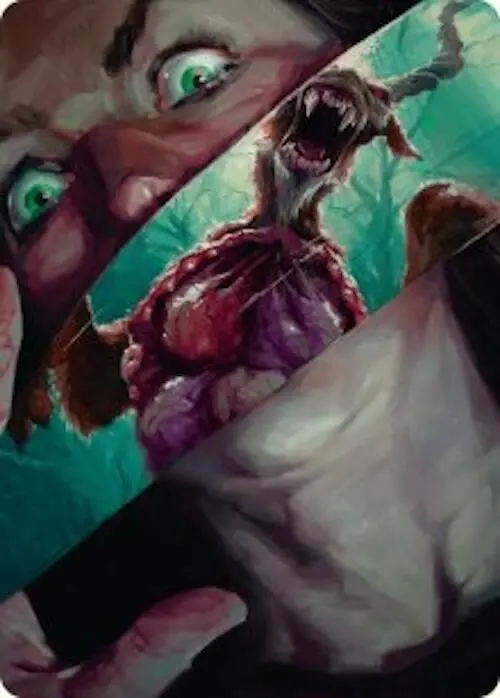Hauntwoods Shrieker Art Card [Duskmourn: House Of Horror Art Series] 1