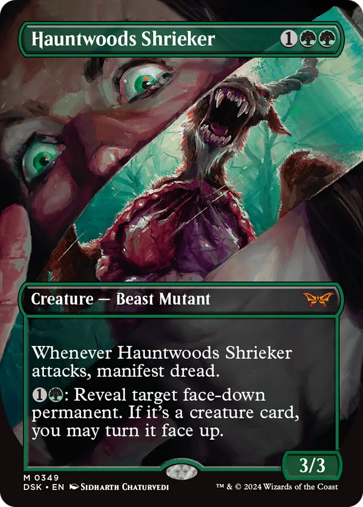 Hauntwoods Shrieker (Borderless) [Duskmourn: House Of Horror] 1