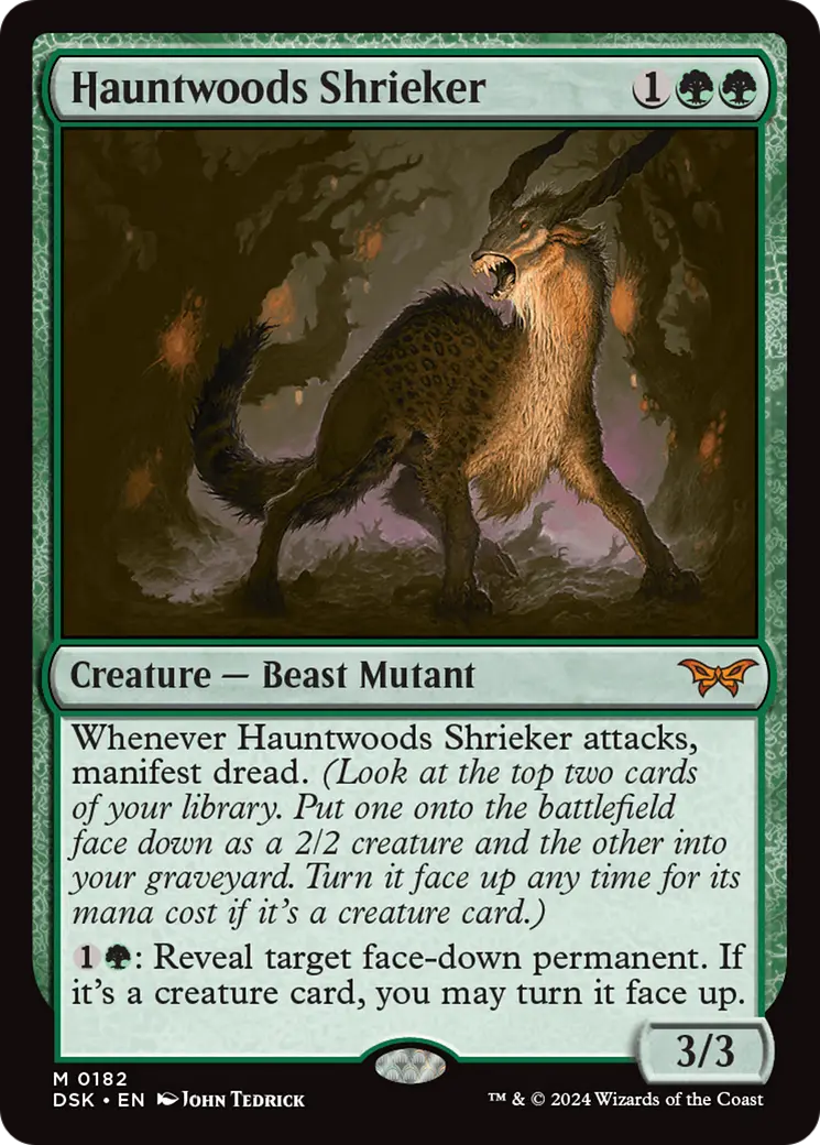 Hauntwoods Shrieker [Duskmourn: House Of Horror] 1