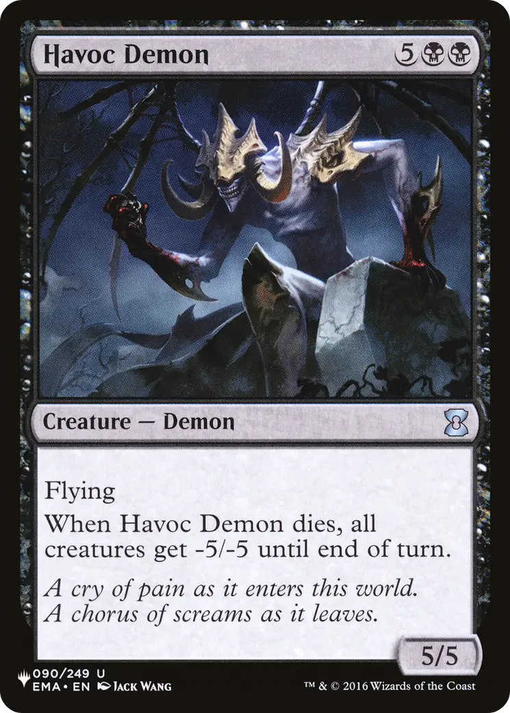 Havoc Demon [The List] 1