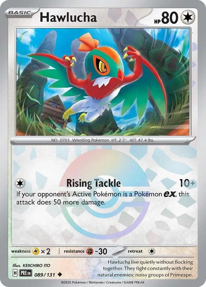 Hawlucha (089/131) (Poke Ball Pattern) [Scarlet & Violet: Prismatic Evolutions] 1
