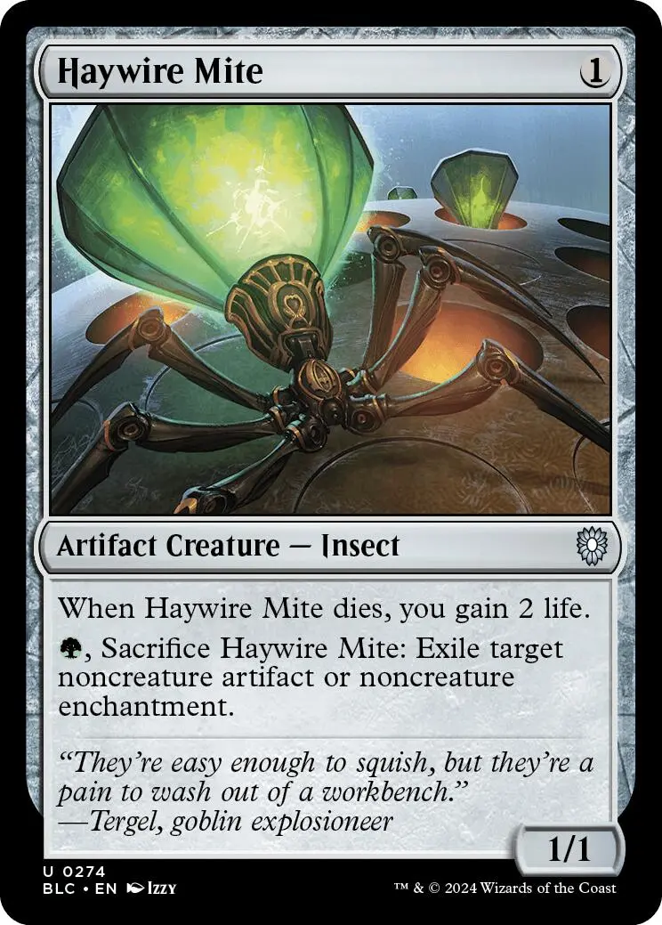 Haywire Mite [Bloomburrow Commander] 1