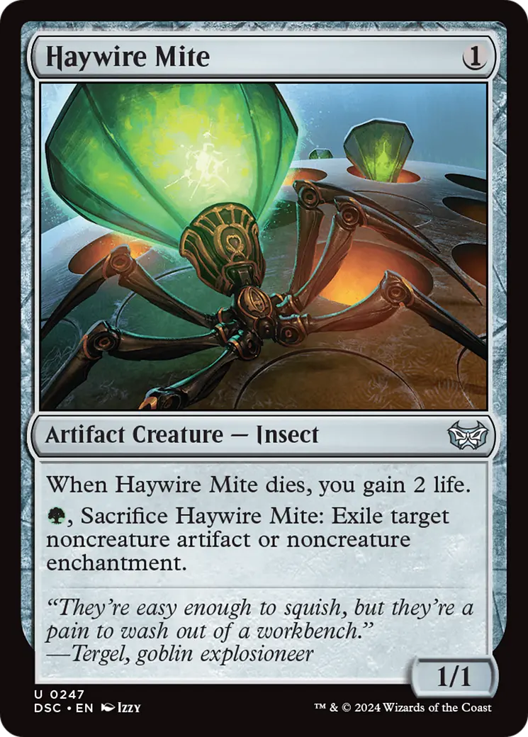 Haywire Mite [Duskmourn: House Of Horror Commander] 1