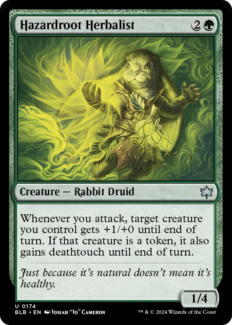 Hazardroot Herbalist [Bloomburrow] 1