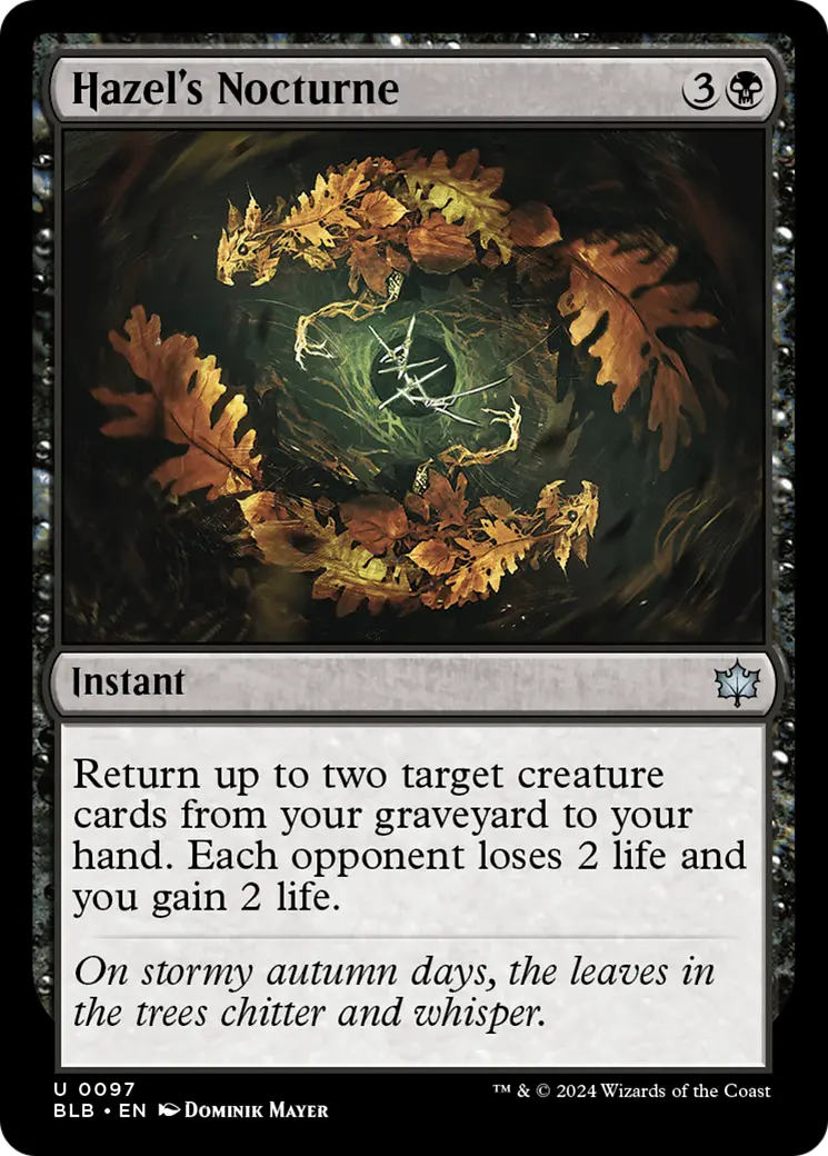 Hazel's Nocturne [Bloomburrow] 1