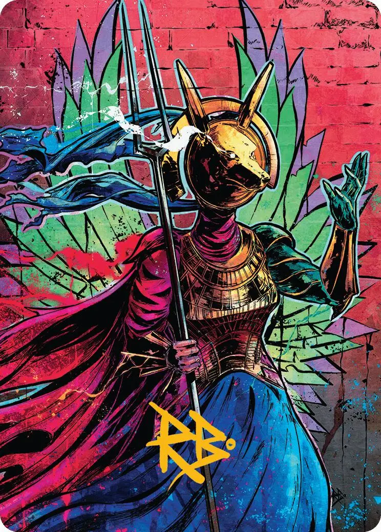 Hazoret, Godseeker Art Card (Gold-Stamped Signature) [Aetherdrift Art Series] 1